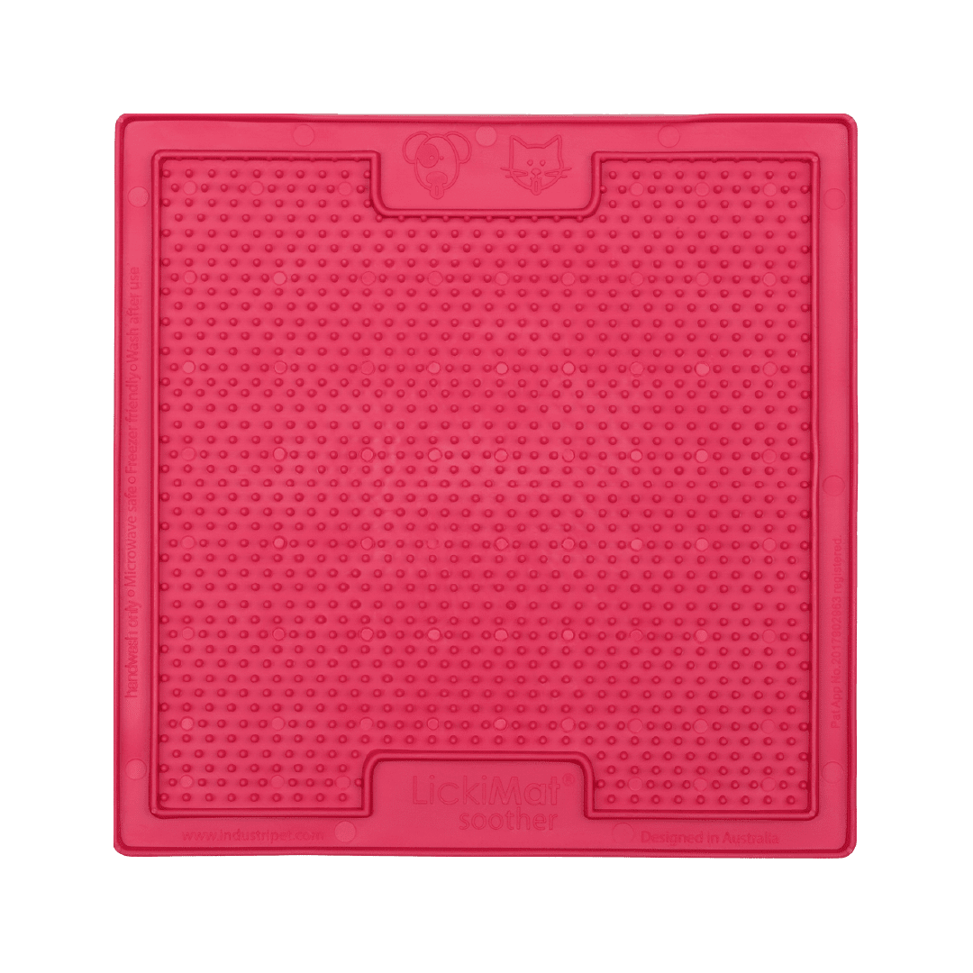 Pink Soother Cat - LickiMat® Anxious Cat Bundle – Calming Lick Mats for Stress Relief