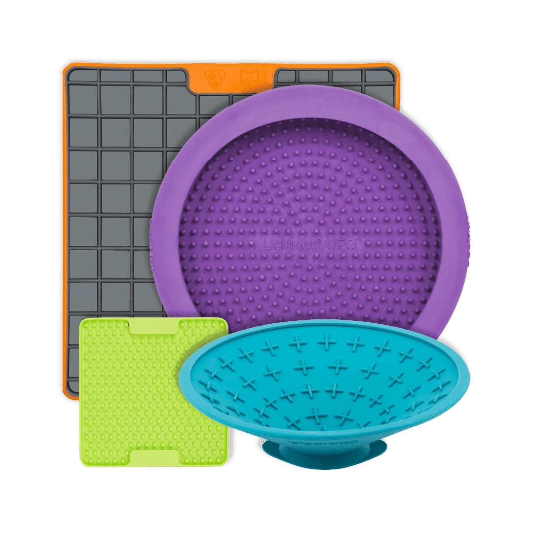 LickiMat® Bathtime & Grooming Bundle – Calming Lick Mats for Dogs