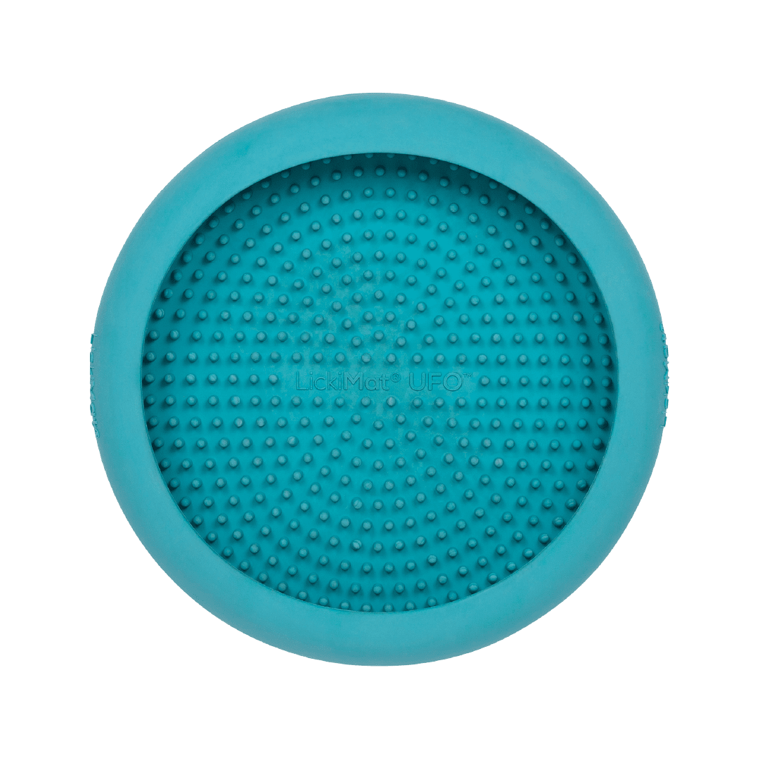 Turquoise UFO - LickiMat® Boredom Buster Dog Bundle – Lick Mats & Slow Feeders