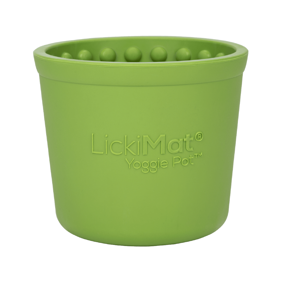 Green Yoggie Pot - LickiMat® Boredom Buster Dog Bundle – Lick Mats & Slow Feeders