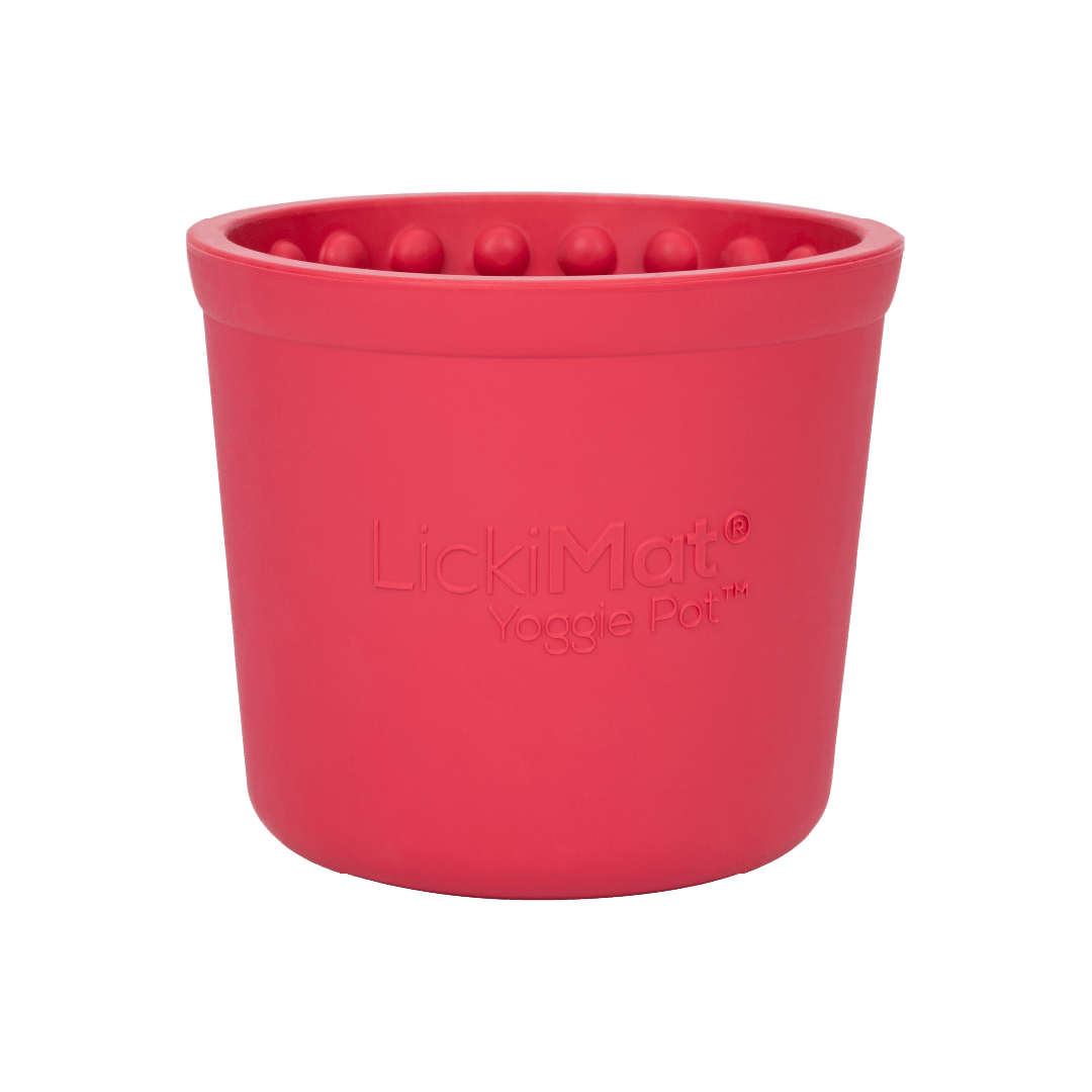 Pink Yoggie Pot - LickiMat® Mega Dog Bundle – Lick Mats, Dog Bowls & Slow Feeders