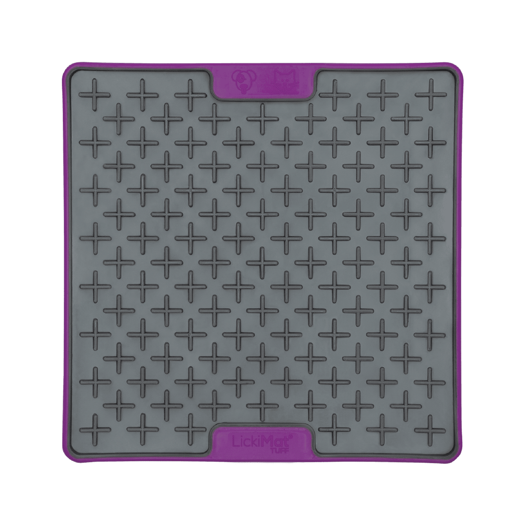 Purple Tuff Buddy - LickiMat® Mega Dog Bundle – Lick Mats, Dog Bowls & Slow Feeders