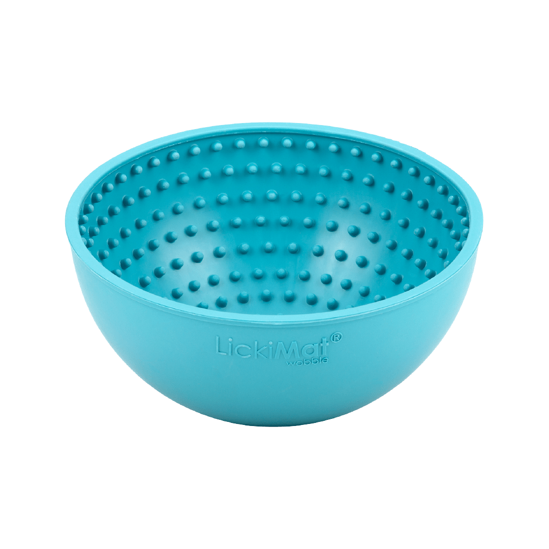 Turquoise Wobble - LickiMat® Mega Dog Bundle – Lick Mats, Dog Bowls & Slow Feeders
