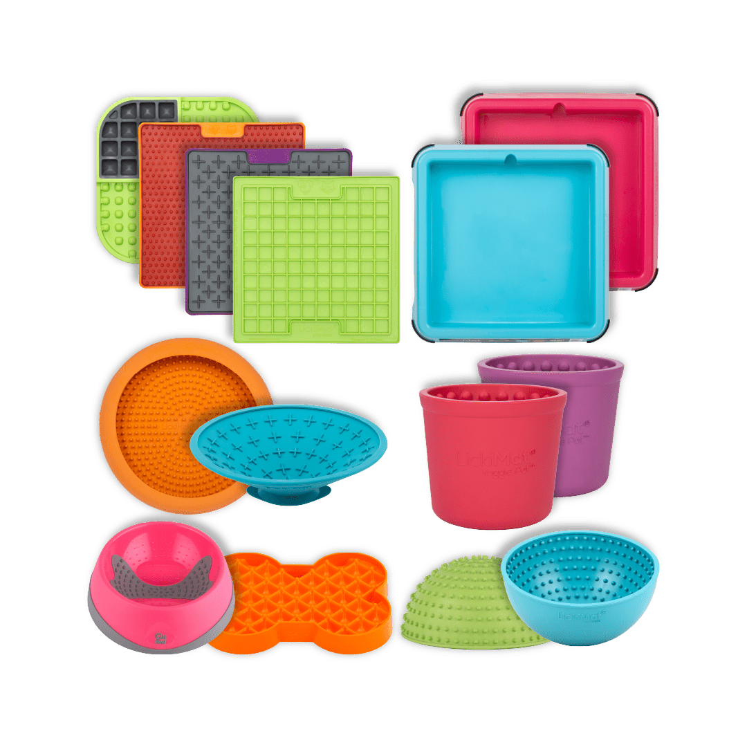 LickiMat® Mega Dog Bundle – Lick Mats, Dog Bowls & Slow Feeders