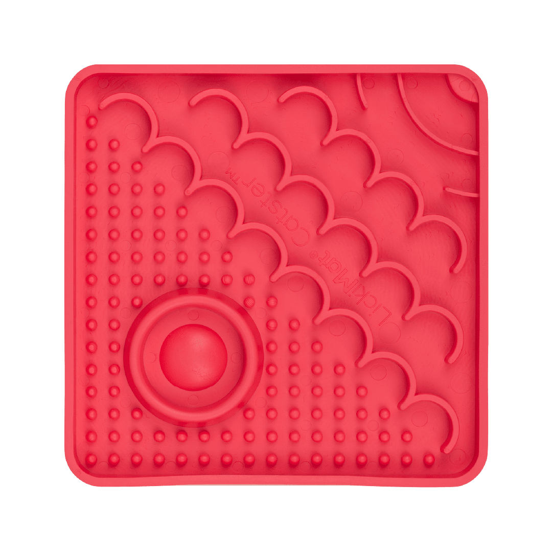 Pink Catster - LickiMat® Mega Cat Bundle – Slow Feeder Lick Mats & Cat Bowls