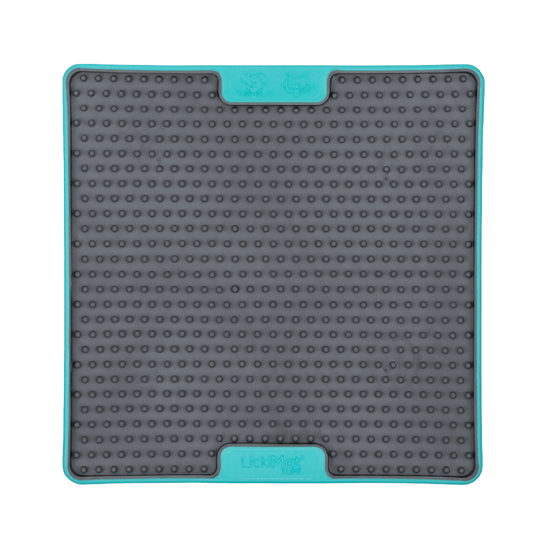 Turquoise Tuff Soother - LickiMat® Dog Training Bundle – Slow Feeder Lick Mats for trainers