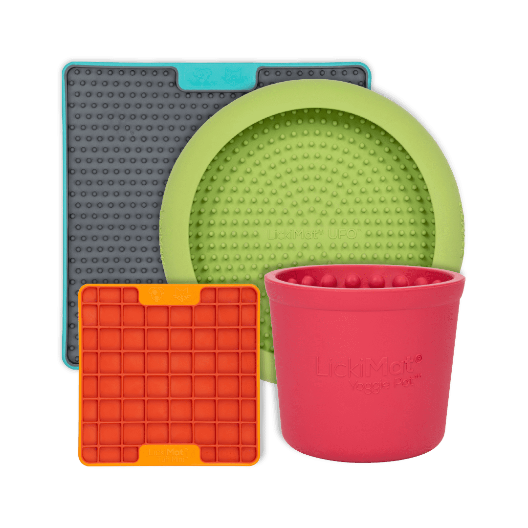 LickiMat® Dog Training Bundle – Slow Feeder Lick Mats for trainers