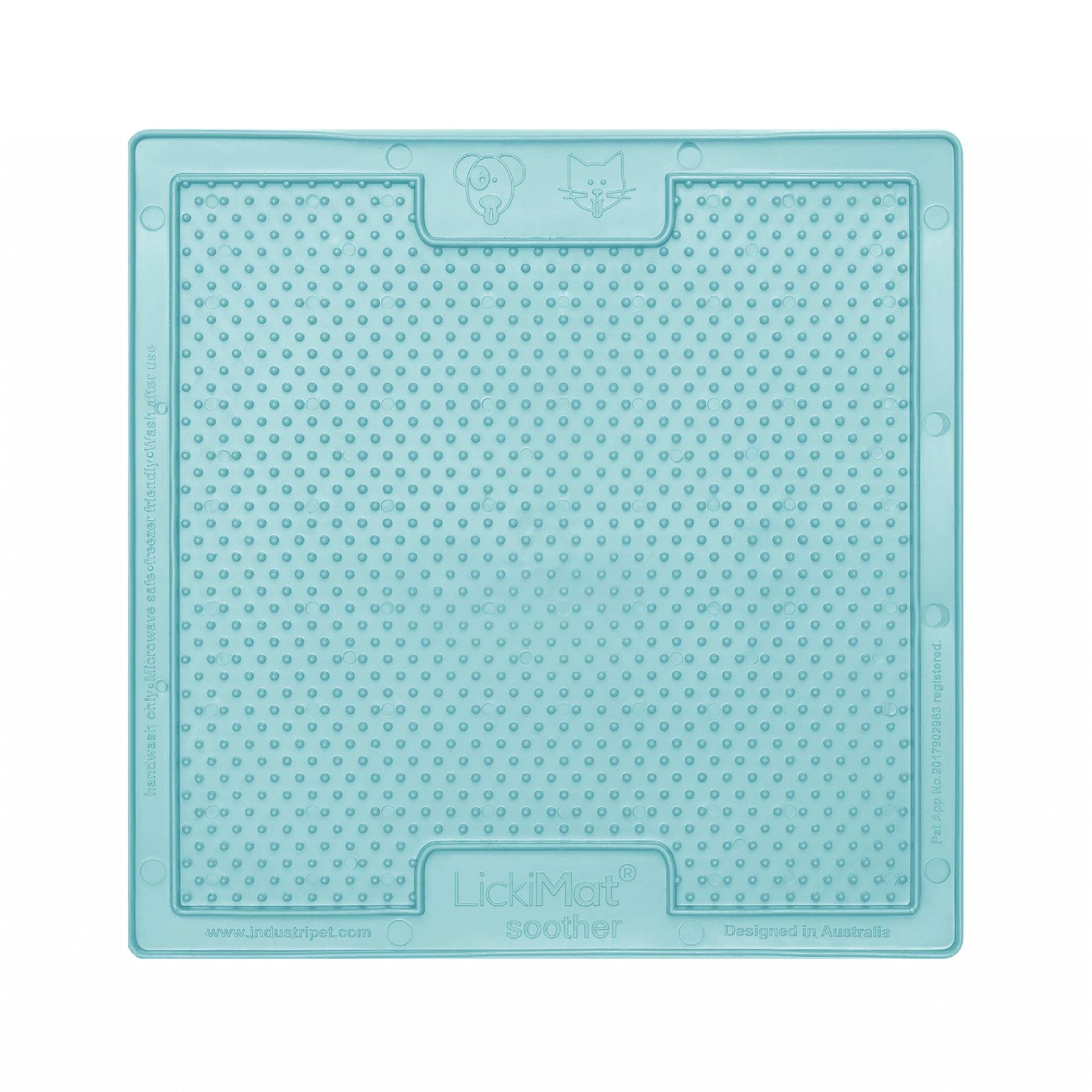 Lavender LickiMat® Classic Soother™ – Original Slow Feeder Lick Mat for Dogs (front) on a white background