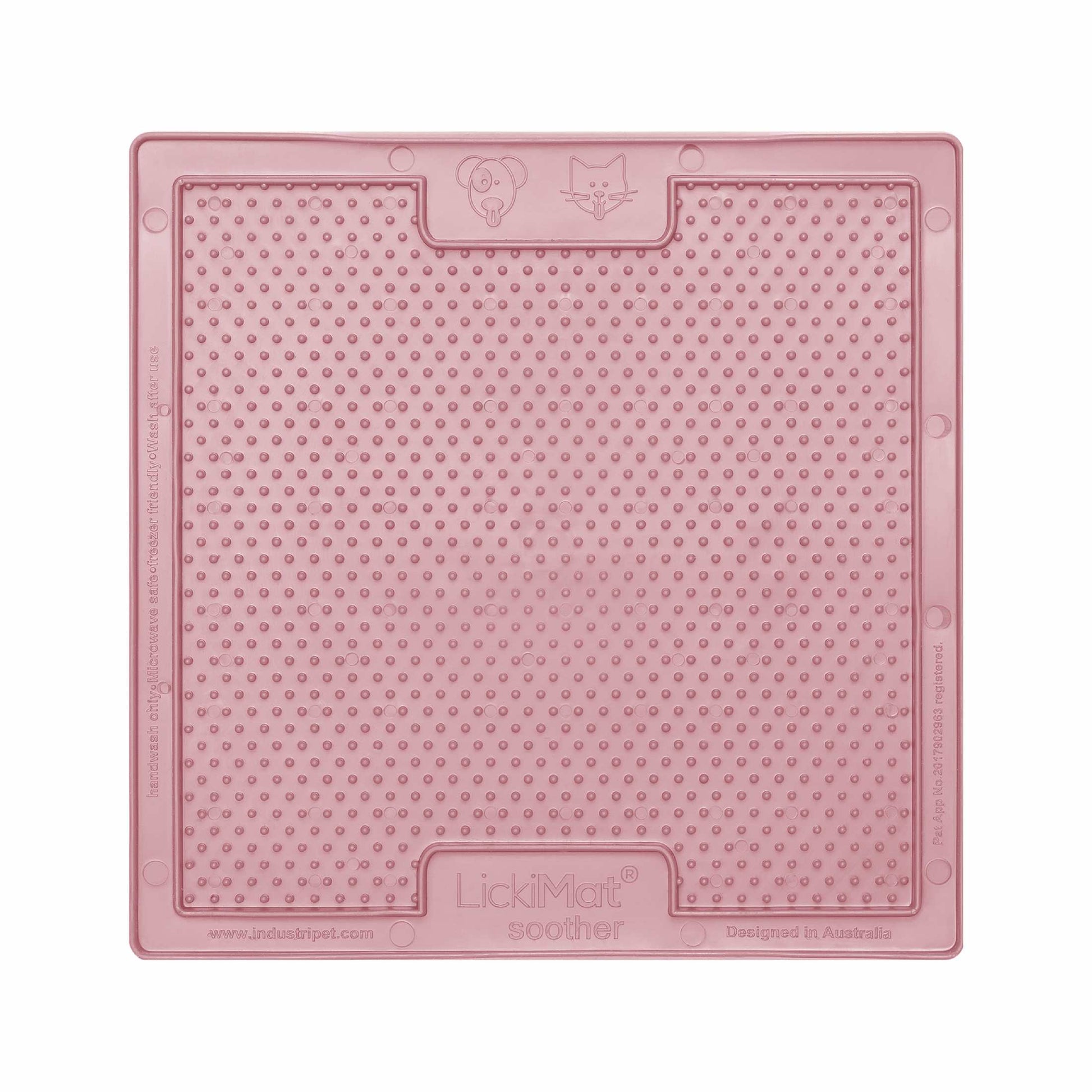 Guava LickiMat® Classic Soother™ – Original Slow Feeder Lick Mat for Dogs (front) on a white background