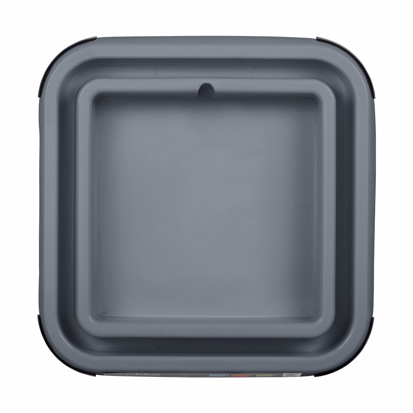 Grey LickiMat® Outdoor Keeper™ – Non-Slip Holder & Slow Feeder Dog Bowl (front) on white background