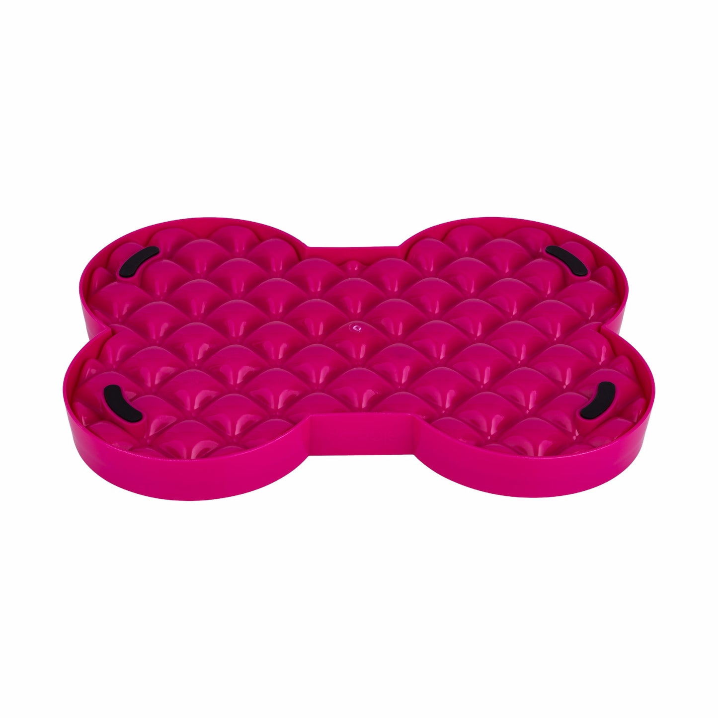 Pink LickiMat® Slodog™ – Innovative Slow Feeder for Dogs, Anti-Gulp (rear) on white background