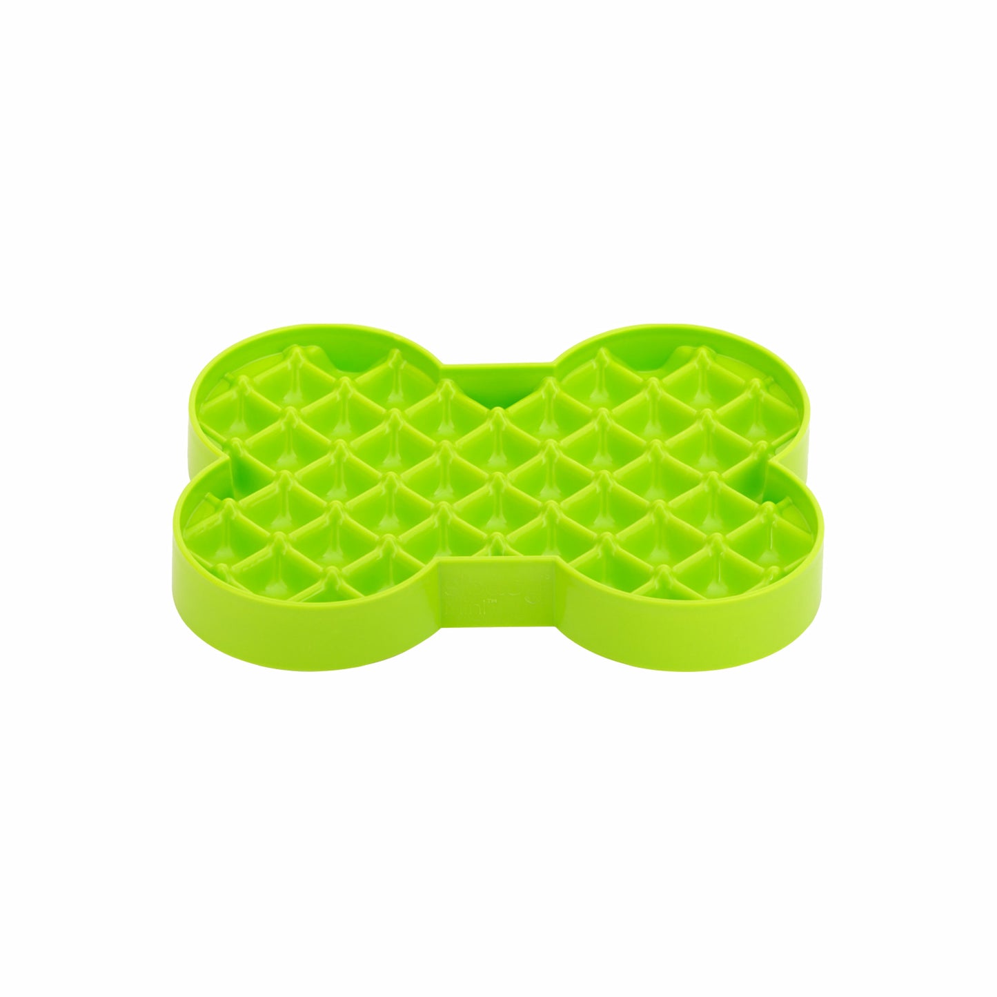 Green LickiMat® Slodog™ – Innovative Slow Feeder for Dogs, Anti-Gulp (front) on white background