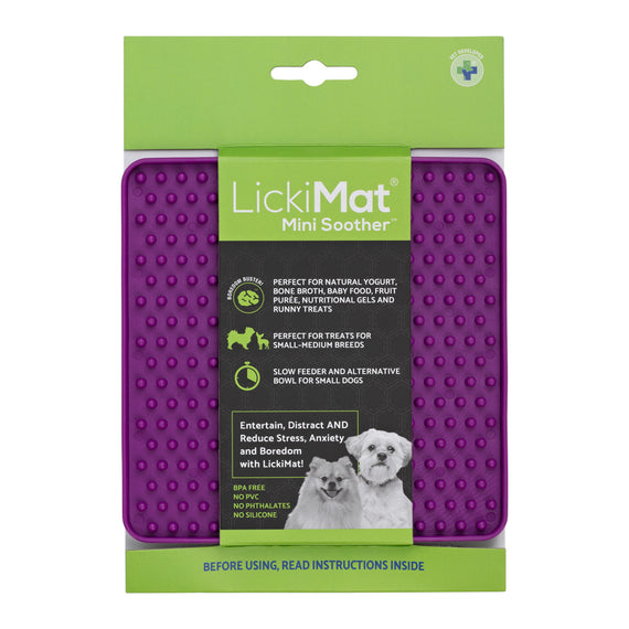 LickiMat Mini Soother - Purple