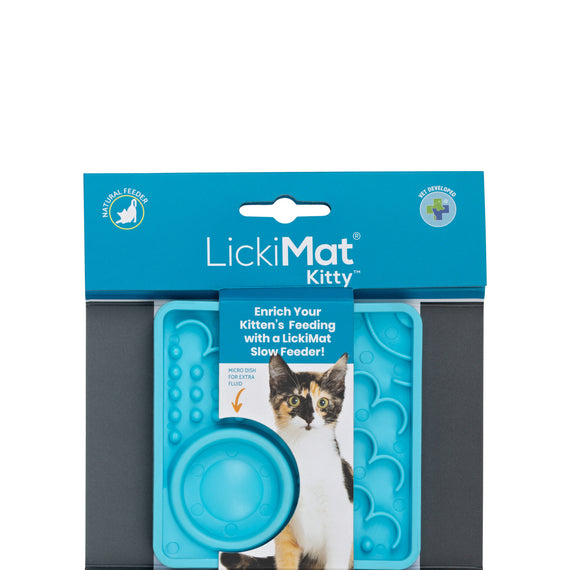 LickiMat Classic Kitty - Turquoise