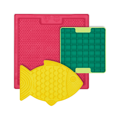 LickiMat® Anxious Cat Bundle – Calming Lick Mats for Stress Relief