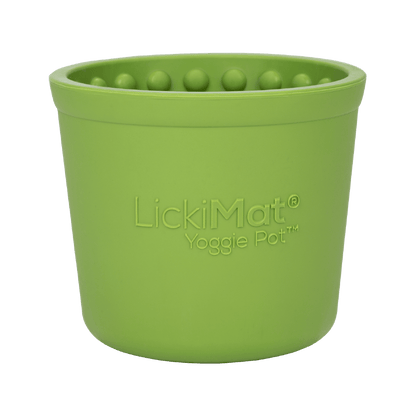 Green Yoggie Pot - LickiMat® Boredom Buster Dog Bundle – Lick Mats & Slow Feeders