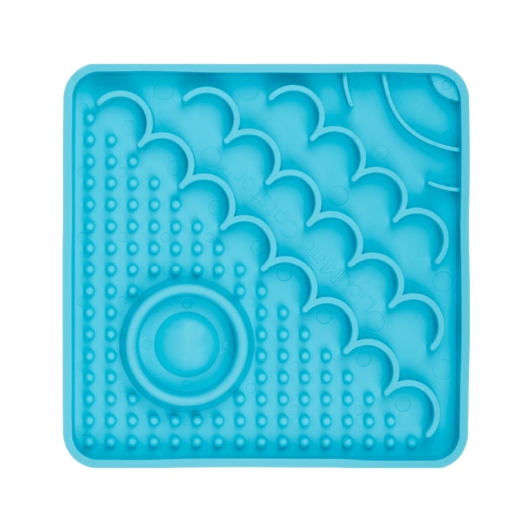 Turquoise Catster - LickiMat® Kitten Deluxe Bundle – Slow Feeder Lick Mats for Cats