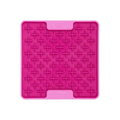 Pink Mini Tuff Soother - LickiMat® Mega Cat Bundle – Slow Feeder Lick Mats & Cat Bowls