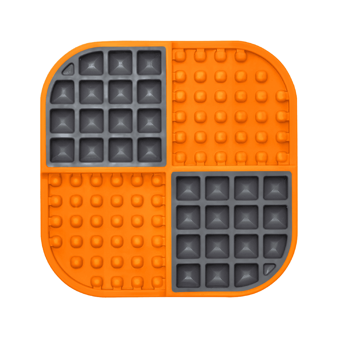 Orange Slomo - LickiMat® Puppy Bundle – Starter Lick Mats & Slow Feeder for Puppies