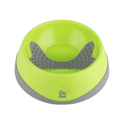 Green OH Bowl - LickiMat® Deluxe Puppy Bundle – Durable Lick Mats, Dog Bowl & Holder