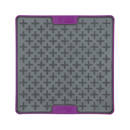 Purple Tuff Buddy - LickiMat® Deluxe Puppy Bundle – Durable Lick Mats, Dog Bowl & Holder
