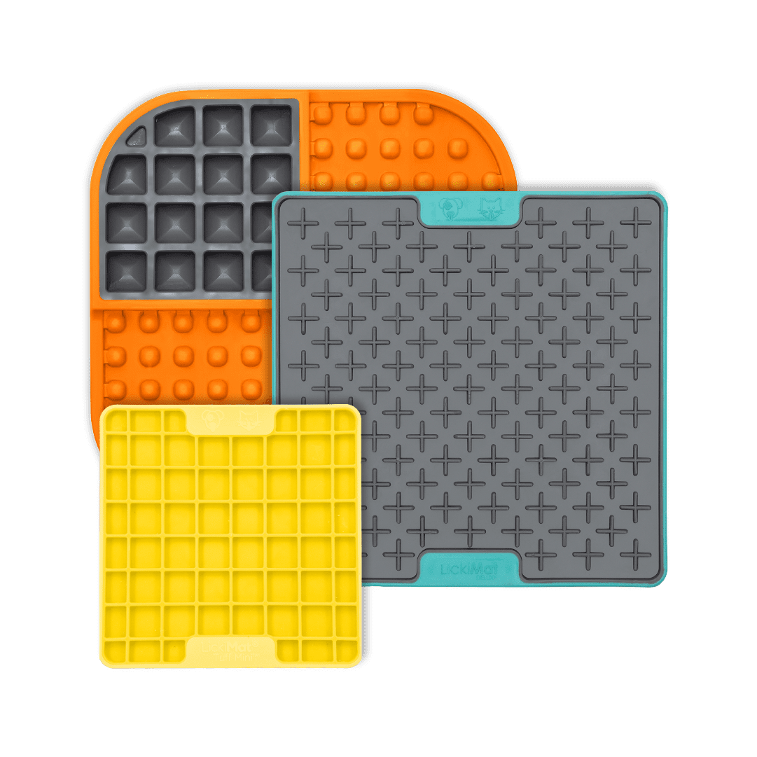 LickiMat® Puppy Bundle – Starter Lick Mats & Slow Feeder for Puppies