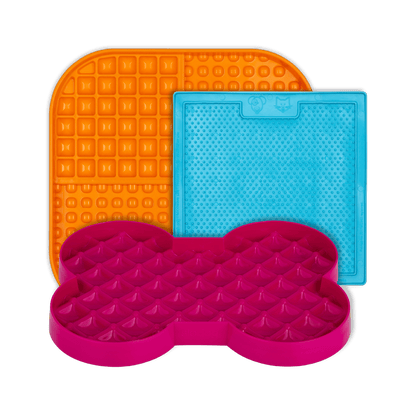 LickiMat® Dog Starter Bundle – Lick Mats & Slow Feeders for Dogs