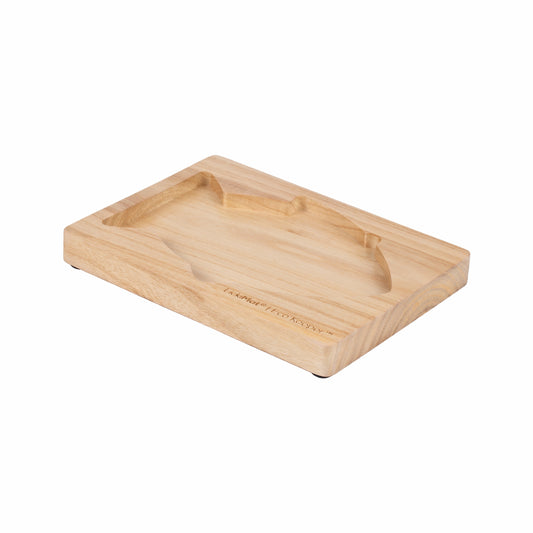 LickiMat Wooden Keeper for Casper & Felix lick mat on white background