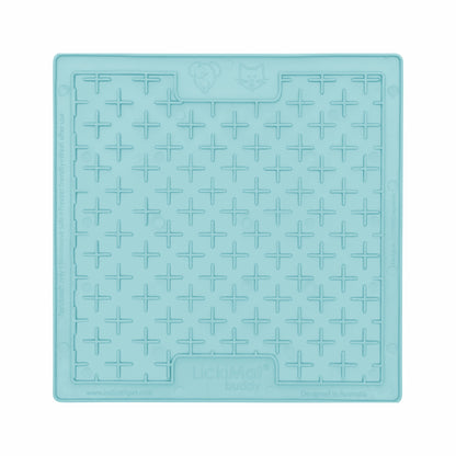 Mint LickiMat® Classic Buddy™ – Original Slow Feeder Lick Mat for Dogs (front) on a white background