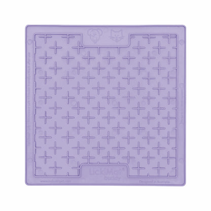 Lavender LickiMat® Classic Buddy™ – Original Slow Feeder Lick Mat for Dogs (front) on a white background