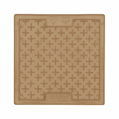 Coffee LickiMat® Classic Buddy™ – Original Slow Feeder Lick Mat for Dogs (front) on a white background