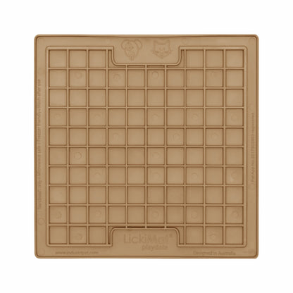 Coffee LickiMat Classic Playdate™ – Original Slow Feeder Lick Mat for Dogs (front) on white background
