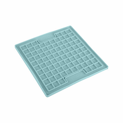 Mint LickiMat Classic Playdate™ – Original Slow Feeder Lick Mat for Dogs (side) on white background