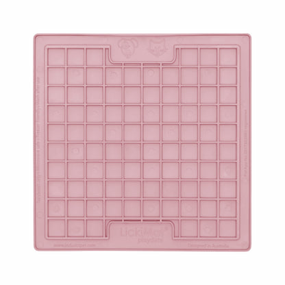 Guava LickiMat Classic Playdate™ – Original Slow Feeder Lick Mat for Dogs (front) on white background