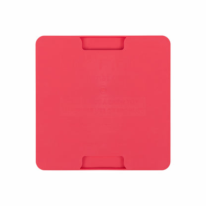 Pink LickiMat® Mini Buddy™ – Slow Feeder Lick Mat for Cats (rear) on White background