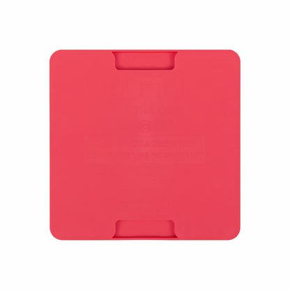 Pink LickiMat® Mini Classic Buddy™ – Slow Feeder Lick Mat for Small Dogs (rear) on white background