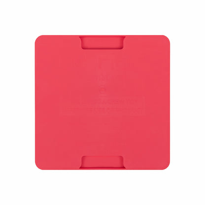 Pink LickiMat® Mini Classic Soother™ – Slow Feeder Lick Mat for Small Dogs (rear) on a white background
