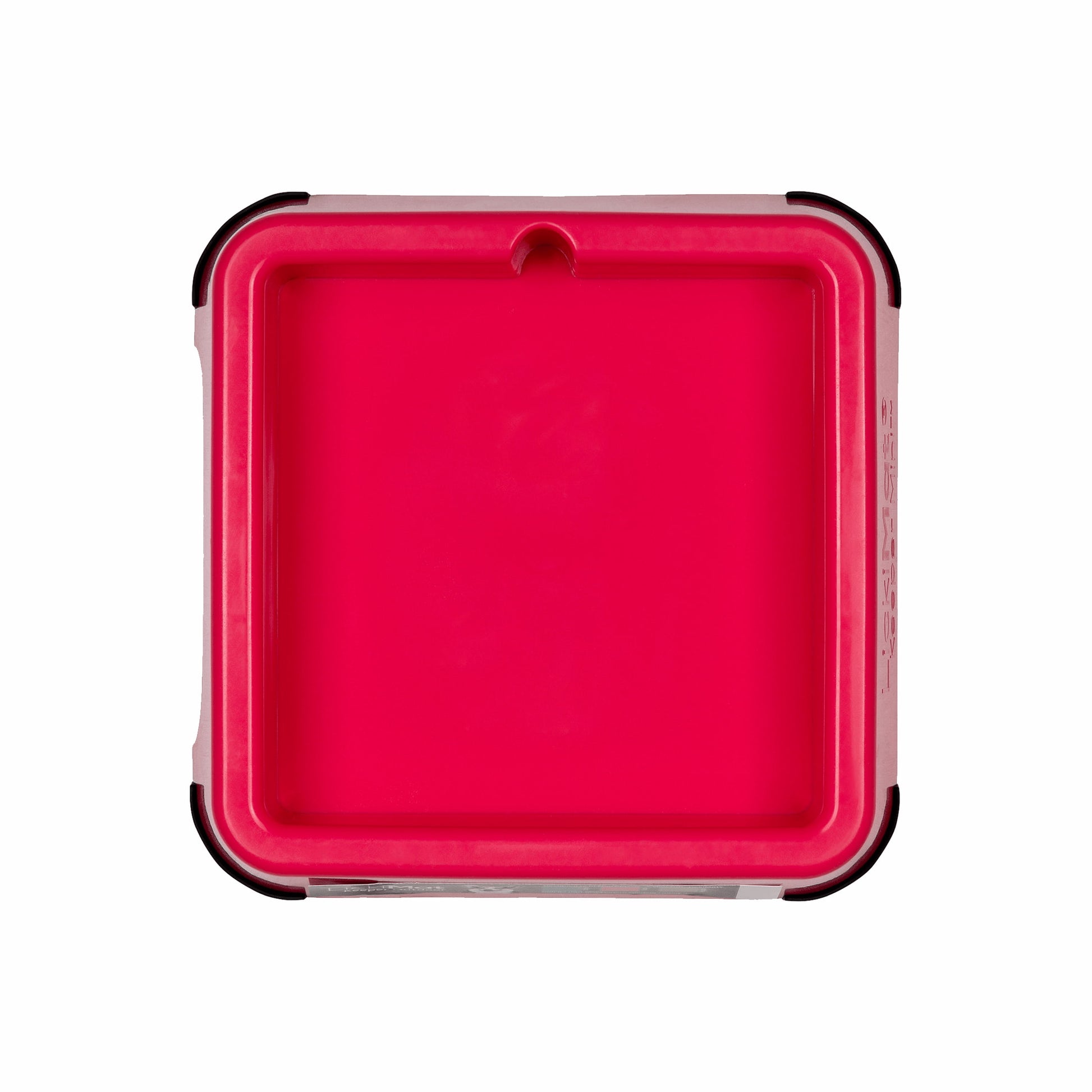 Pink LickiMat® Mini Keeper™ – Non-Slip Holder & dog bowl for LickiMats® (front) on white background