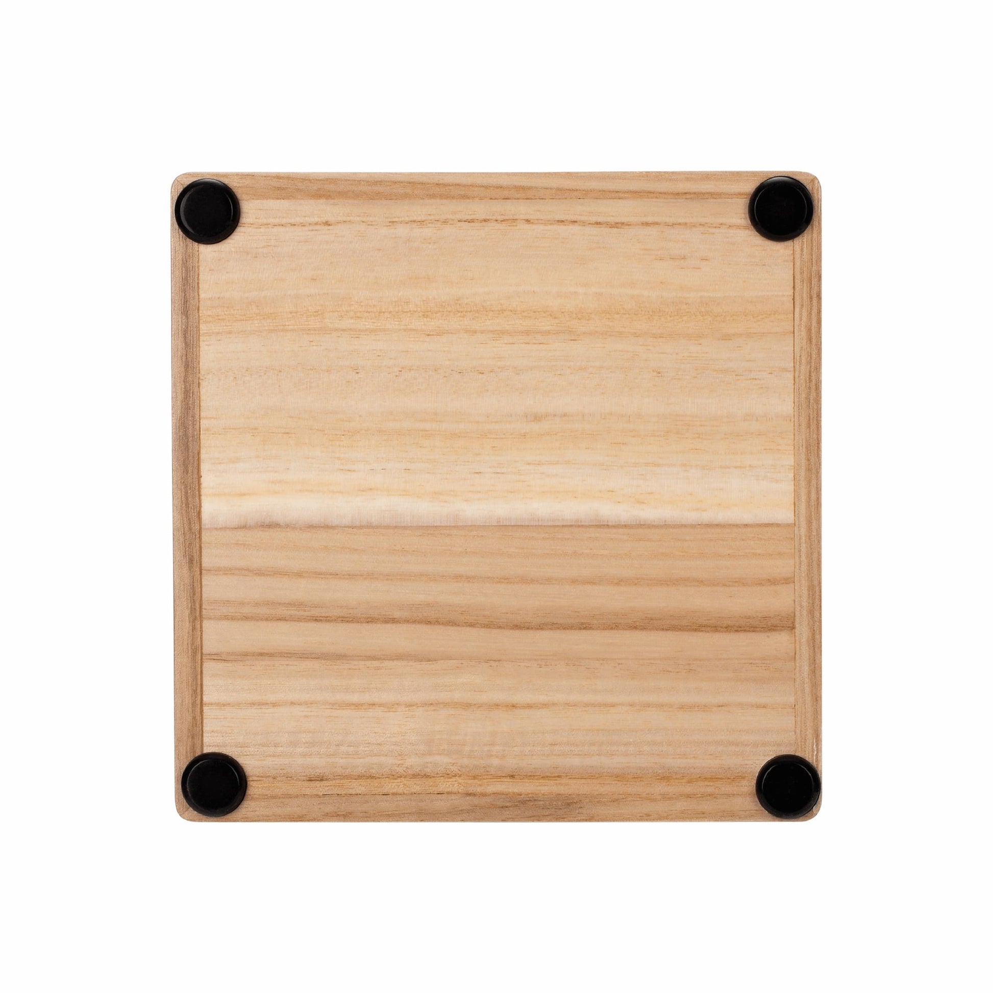 LickiMat® Mini Wooden Keeper™ – Holder & Feeding Bowl for Small Dogs (rear) on white background