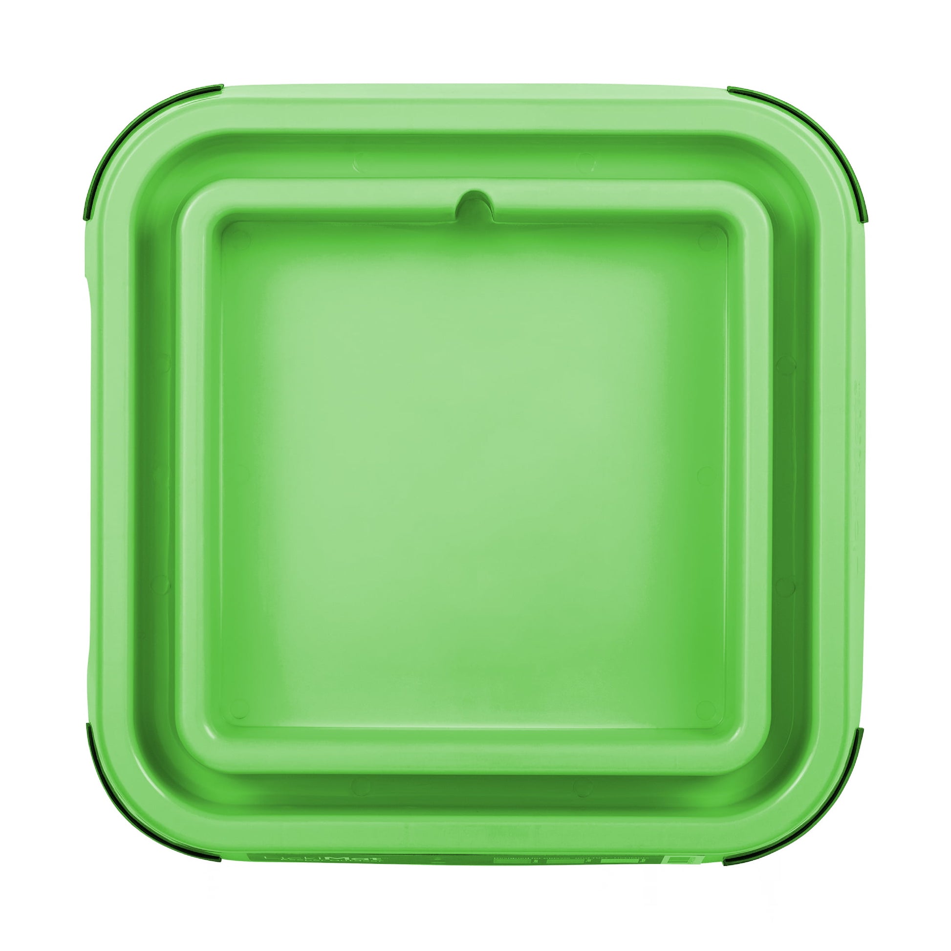 Green LickiMat® Outdoor Keeper™ – Non-Slip Holder & Slow Feeder Dog Bowl (front) on white background
