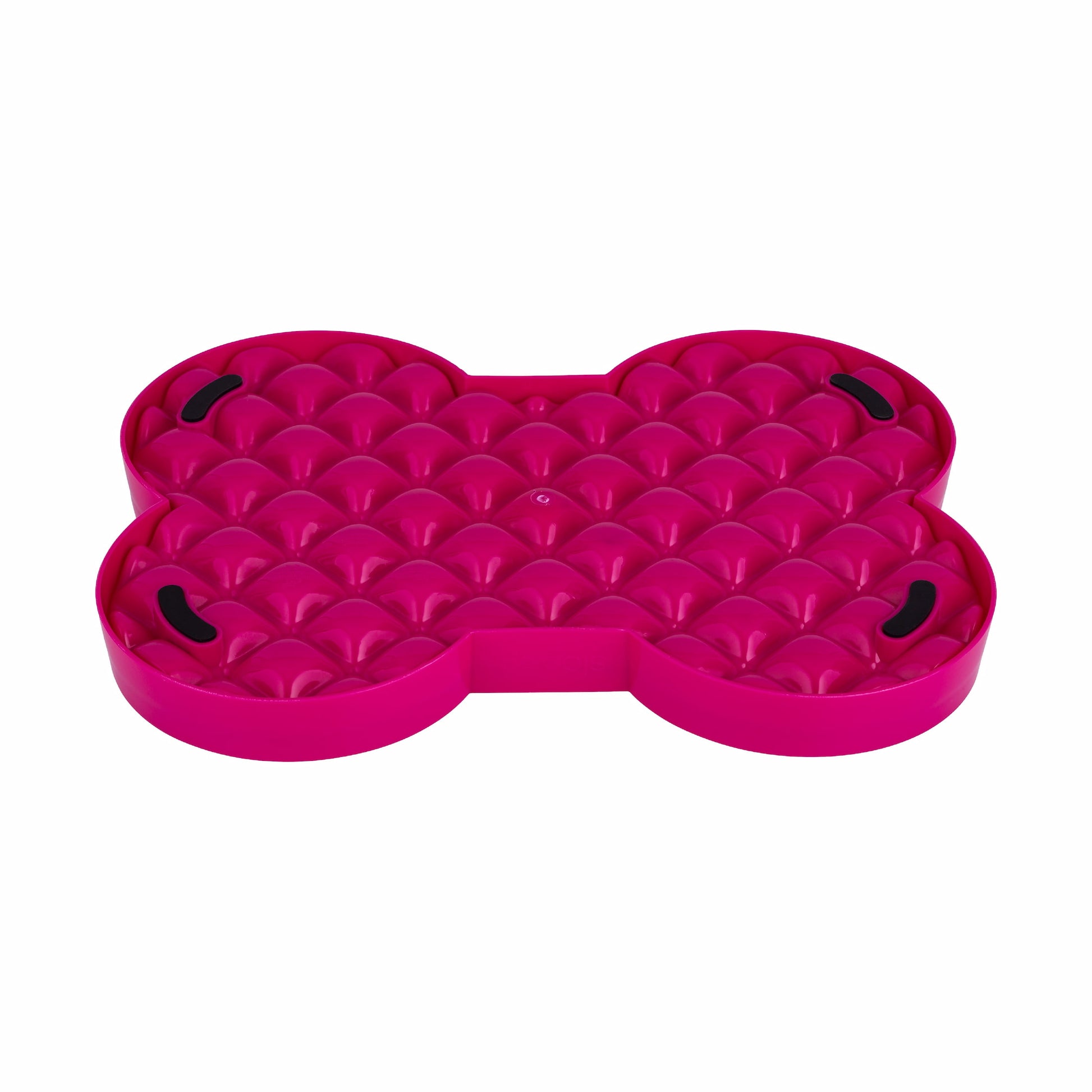 Pink LickiMat® Slodog™ – Innovative Slow Feeder for Dogs, Anti-Gulp (rear) on white background