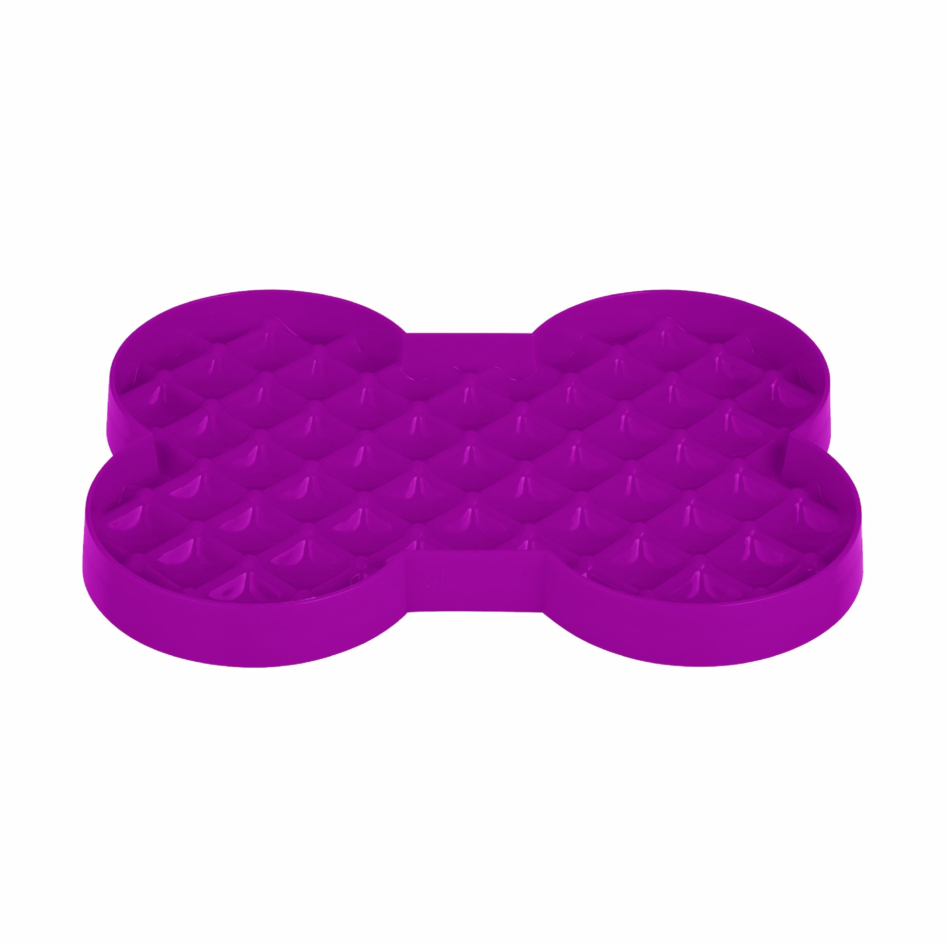 Purple LickiMat® Slodog™ – Innovative Slow Feeder for Dogs, Anti-Gulp (front) on white background