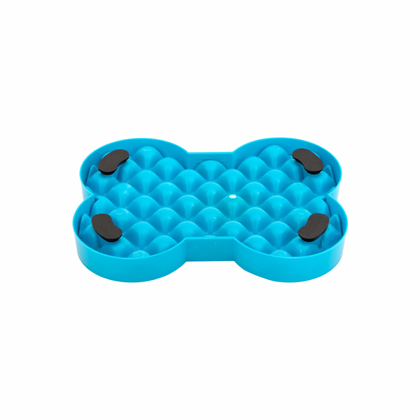 Turquoise LickiMat® Slodog™ – Innovative Slow Feeder for Dogs, Anti-Gulp (rear) on white background