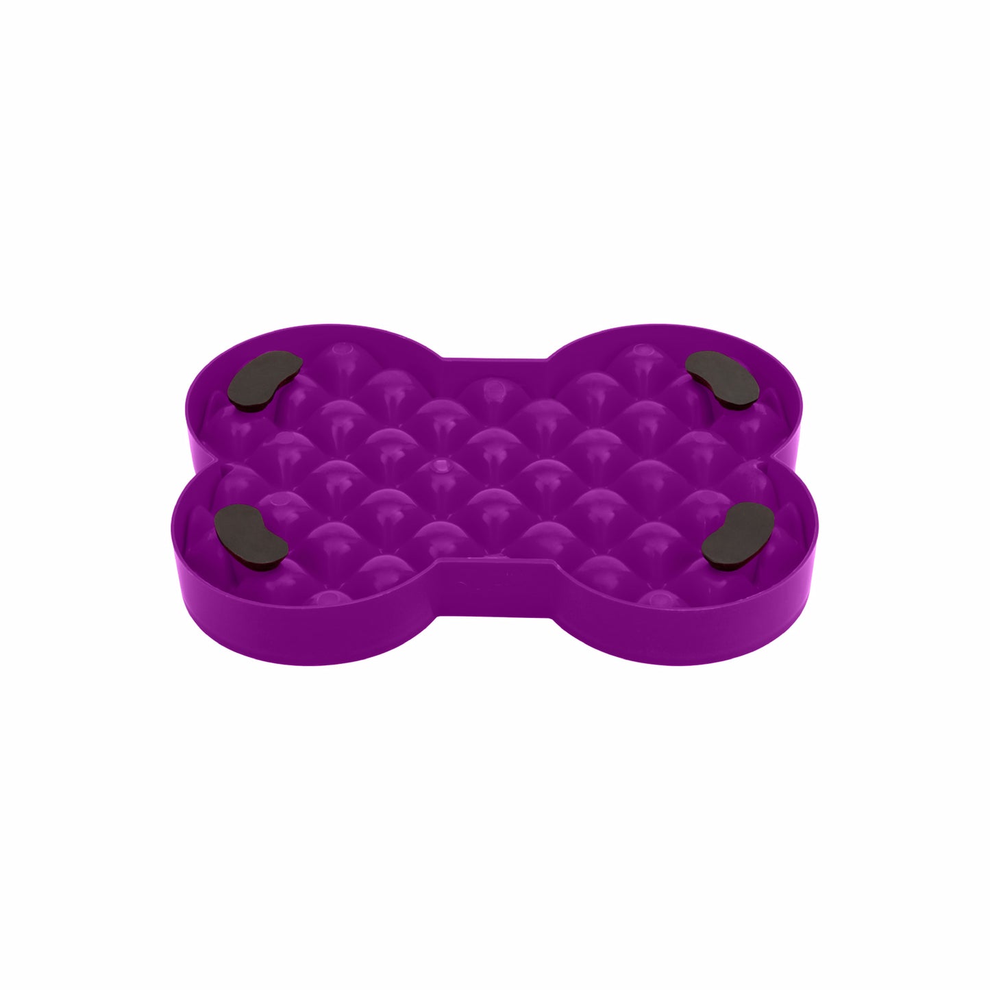 Purple LickiMat® Slodog™ – Innovative Slow Feeder for Dogs, Anti-Gulp (rear) on white background