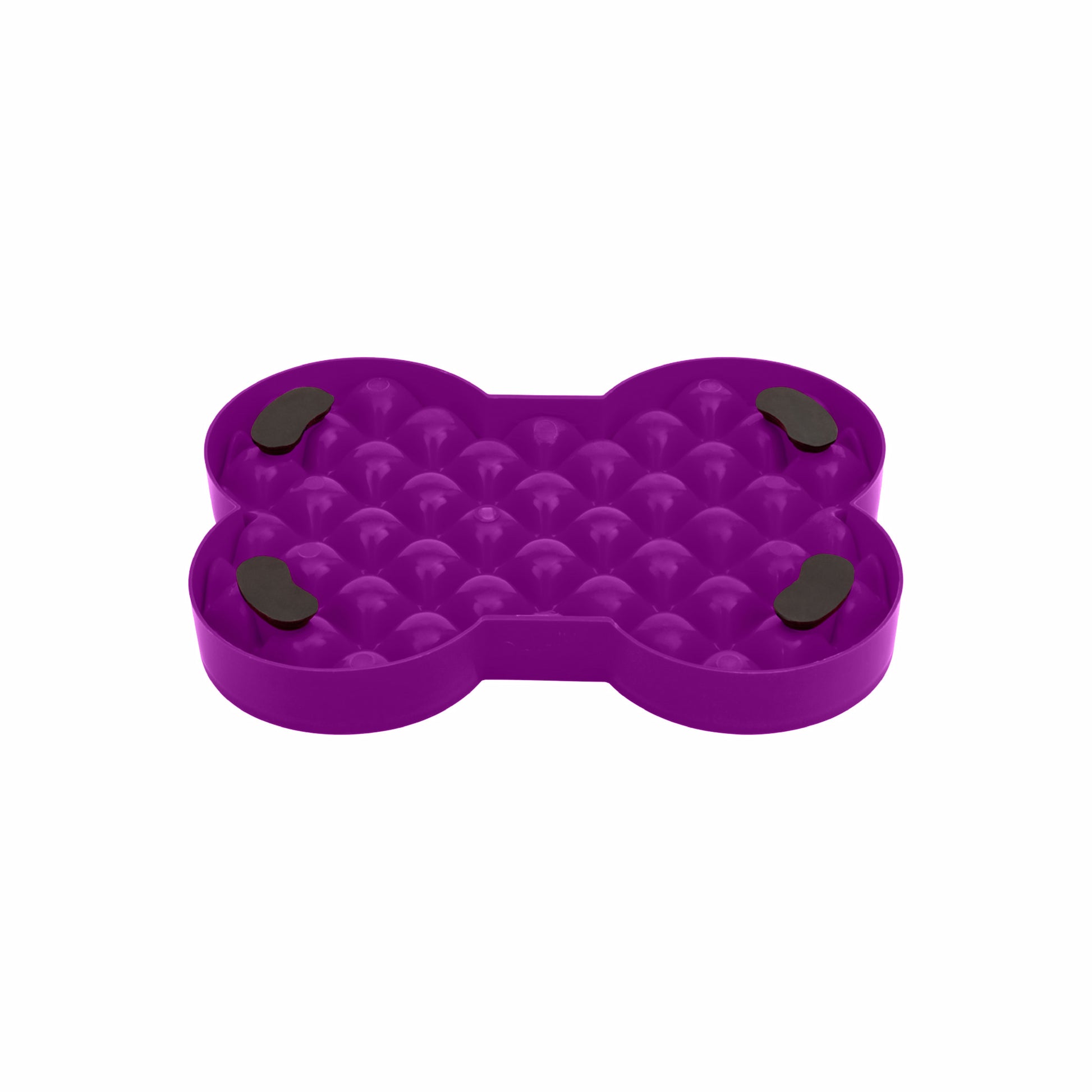 Purple LickiMat® Slodog™ – Innovative Slow Feeder for Dogs, Anti-Gulp (rear) on white background