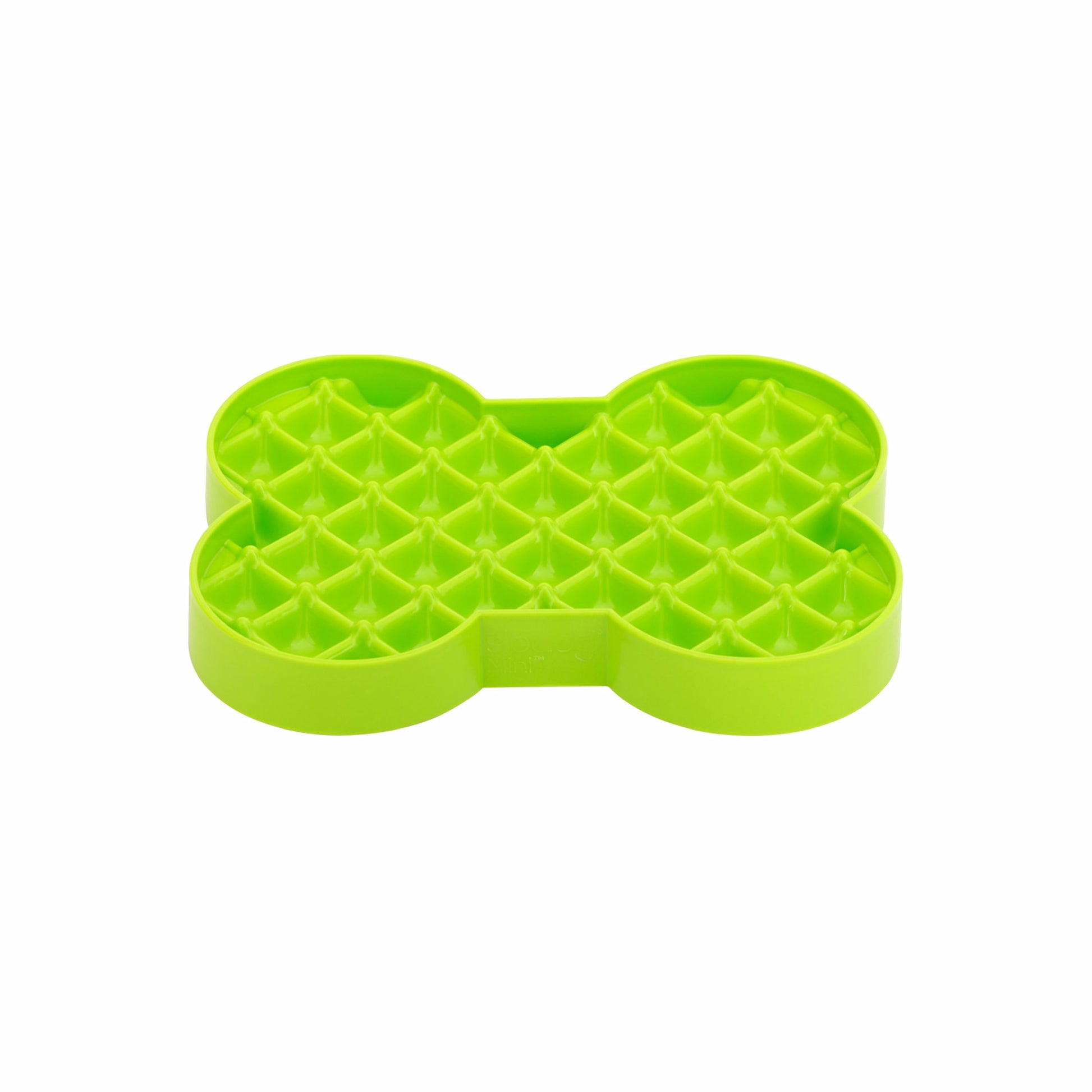 Green LickiMat® Slodog™ – Innovative Slow Feeder for Dogs, Anti-Gulp (front) on white background