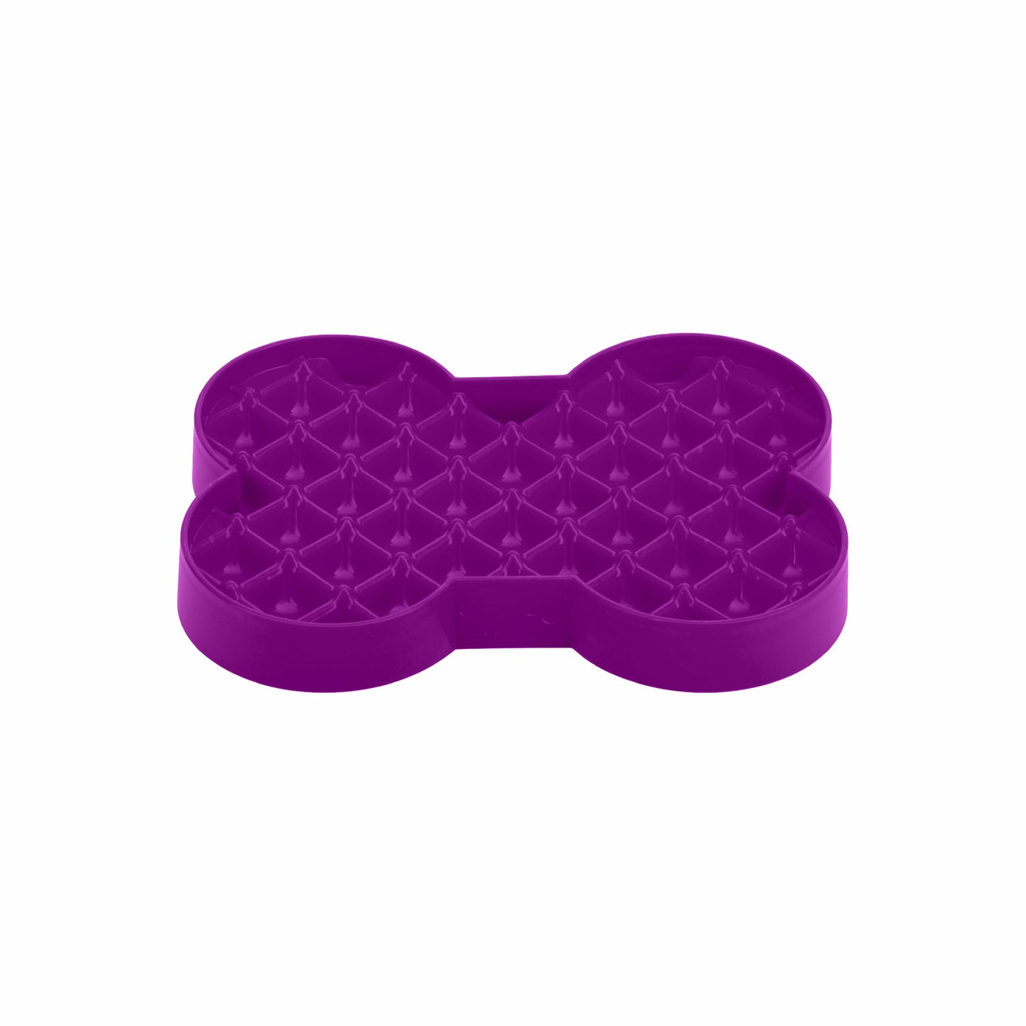 Purple LickiMat® Slodog™ – Innovative Slow Feeder for Dogs, Anti-Gulp (front) on white background