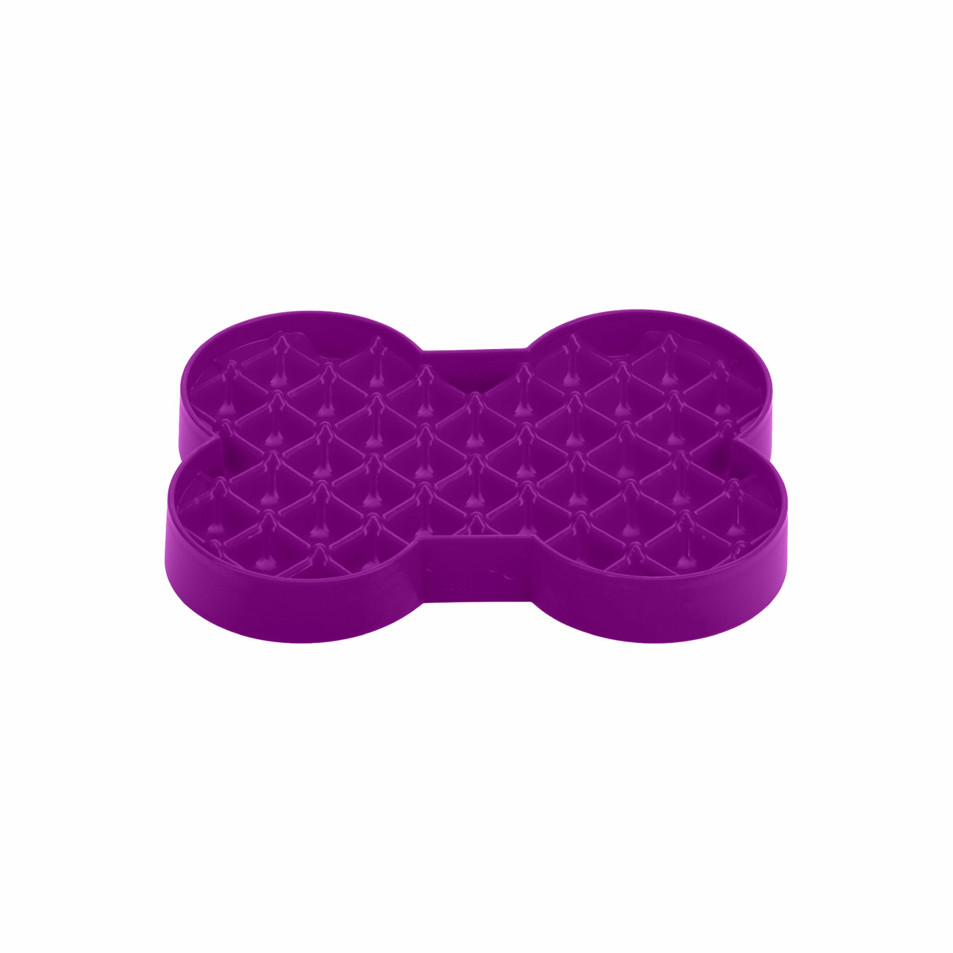 Purple LickiMat® Slodog™ – Innovative Slow Feeder for Dogs, Anti-Gulp (front) on white background