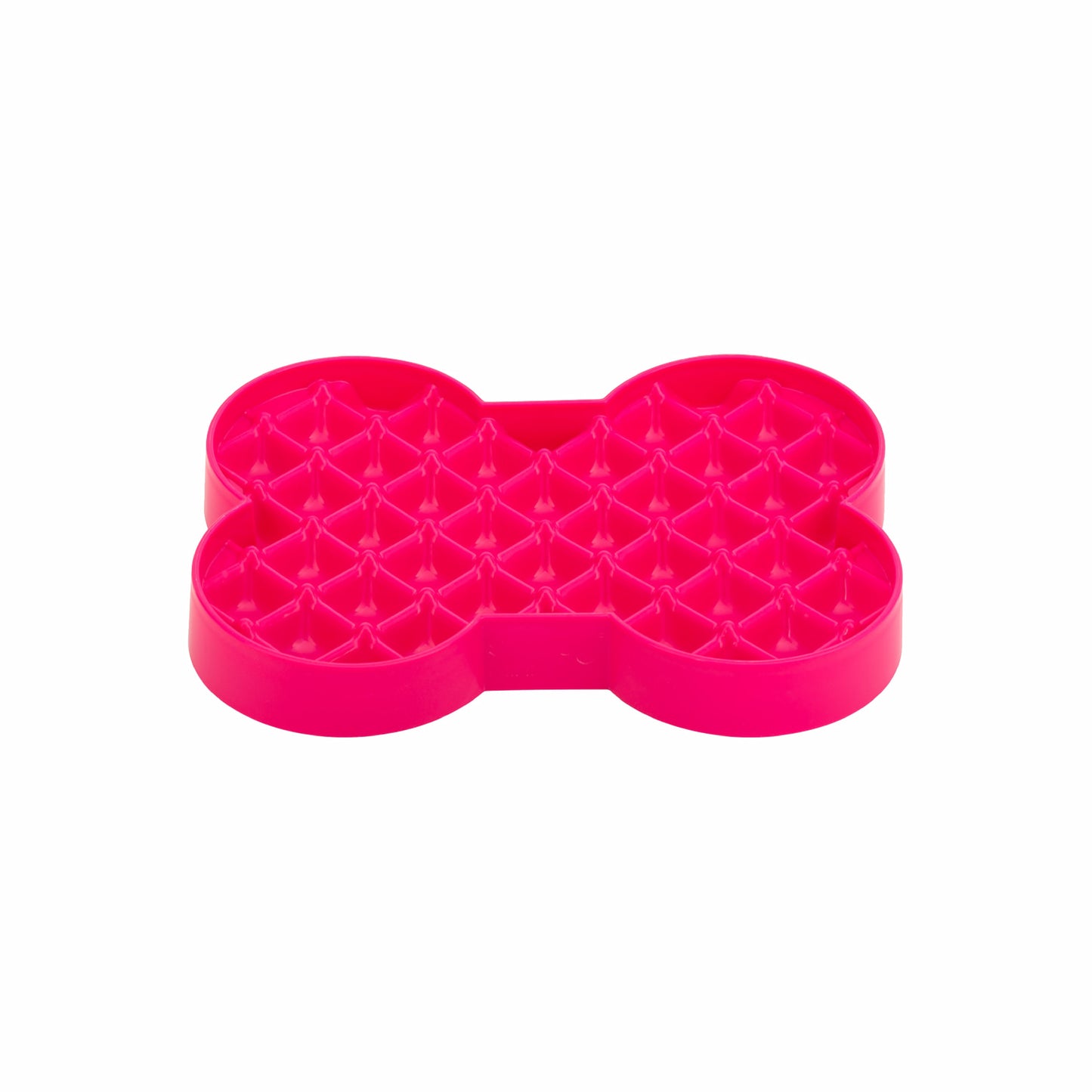 Pink LickiMat® Slodog™ – Innovative Slow Feeder for Dogs, Anti-Gulp (front) on white background