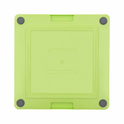Green LickiMat® Tuff Buddy™ – Durable Slow Feeder Lick Mat for Dogs (rear) on a white background